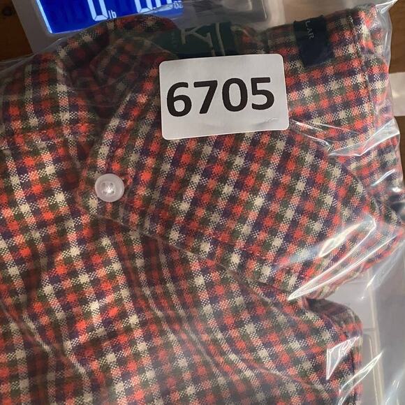 RYE by Hawker Rye Large Button Front Regular Fit Long Sleeve Red Plaid Shirt - Picture 10 of 10